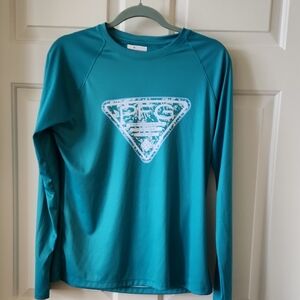 Columbia Kids Blue Long Sleeve Tee